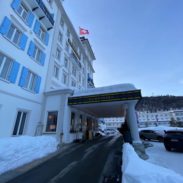 Photo taken at Kempinski Grand Hotel des Bains by K A. on 2/19/2021
