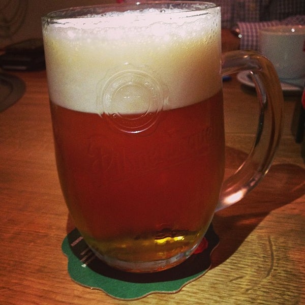 Photo taken at The PUB | Pilsner Unique Bar by FoodCult.sk on 4/5/2014