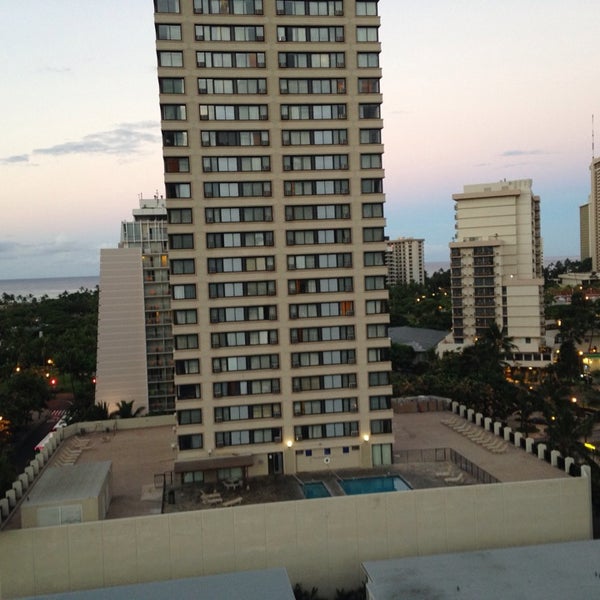 Photo taken at Royal Garden at Waikiki Hotel by Brooks on 9/23/2013