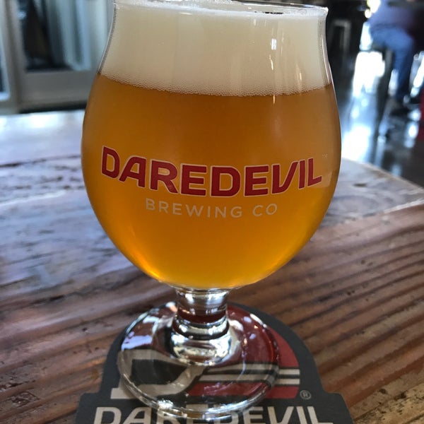 Photo taken at Daredevil Brewing Co by Tom B. on 10/13/2018
