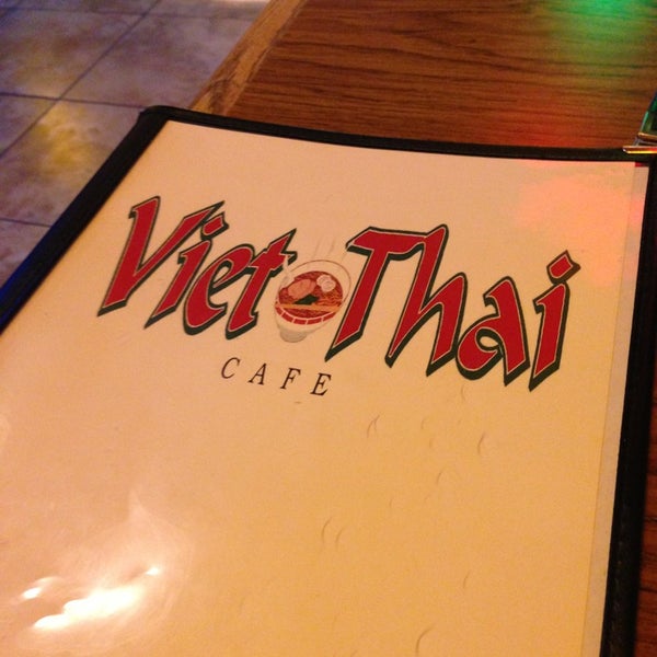 Photo taken at Viet Thai Cafe by Tom B. on 3/16/2013