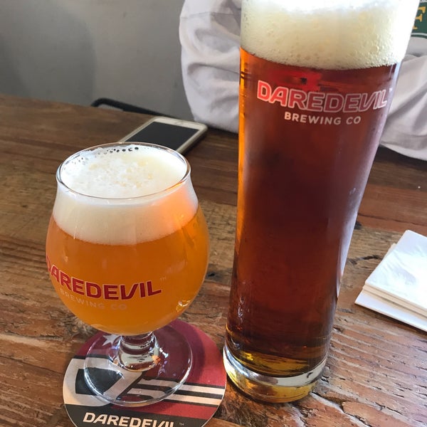 Photo taken at Daredevil Brewing Co by Tom B. on 11/3/2018
