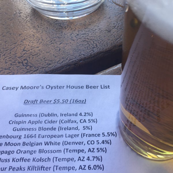 Photo taken at Casey Moore&#39;s Oyster House by Jamee on 3/3/2018