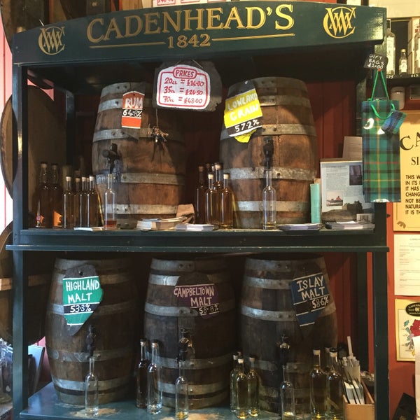 Photo taken at Cadenhead&#39;s Whisky Shop by King-Ming L. on 7/1/2016