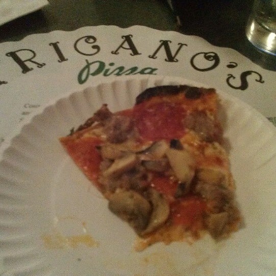Photo taken at Fricano&#39;s Pizza Restaurant by Rachel B. on 5/3/2013
