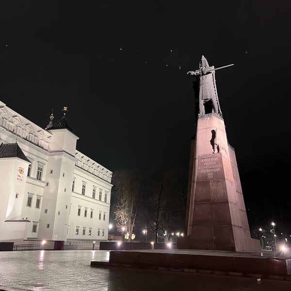 Photo taken at Great Duke Gediminas monument by Olga V. on 1/16/2022