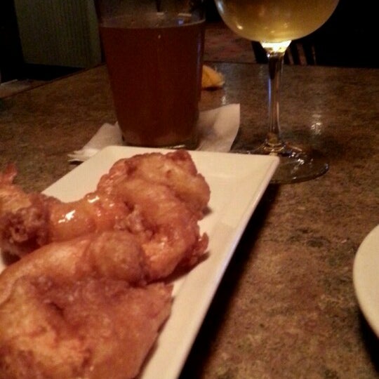 Try the tempura shrimp for an appetizer and get a pear cider, soo good!