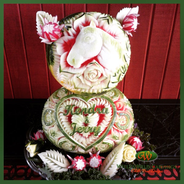 Willys Wild Carvings. Edible Fruit Designs. Flower Shop in Grand Junction
