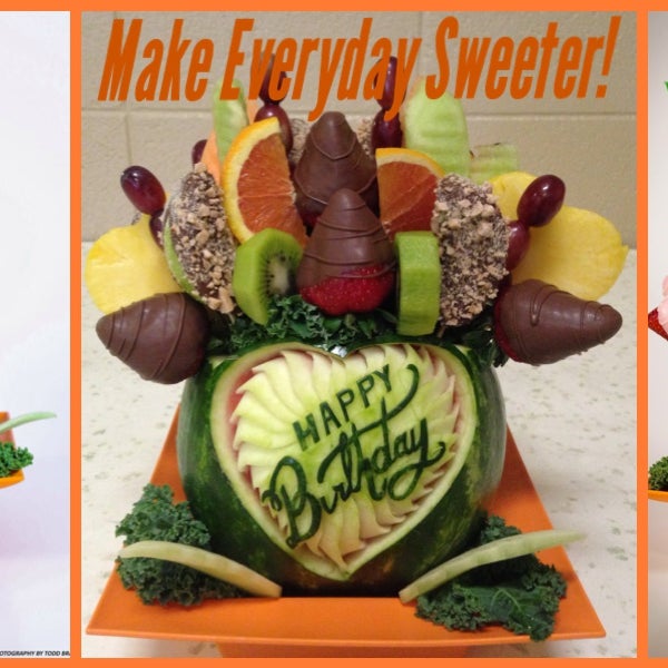 Willys Wild Carvings. Edible Fruit Designs. Flower Shop in Grand Junction