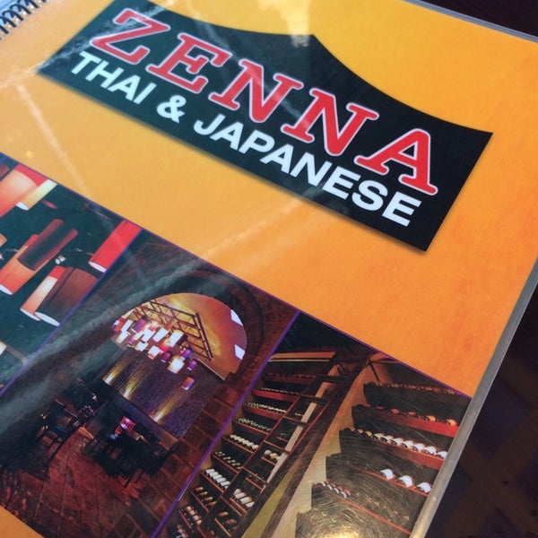 Снимок сделан в Zenna Thai &amp; Japanese Restaurant пользователем Now &amp; Zen B. 7/11/2014