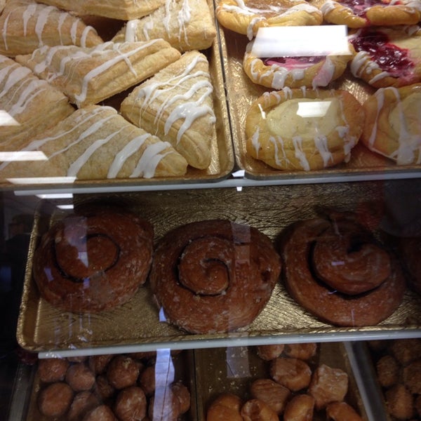 Photo taken at Paula&#39;s Donuts by T K. on 10/28/2013