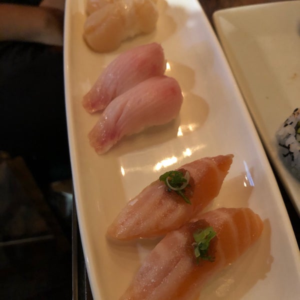 Photo taken at Domo Sushi by Angela L. on 5/21/2019
