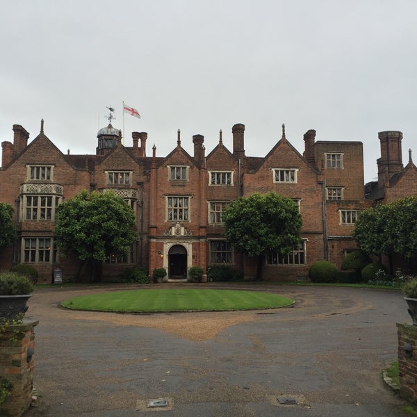 Photo taken at Great Fosters by Paul on 8/31/2015