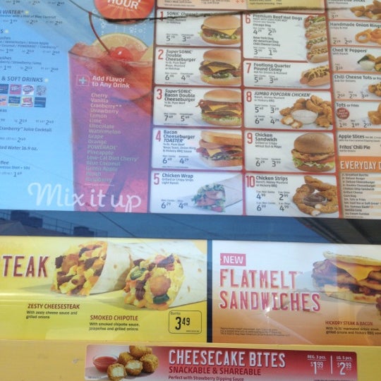 Sonic Menu Prices / Sonic Drive In Menu Hillsboro Dineries / Sonic menu prices are fair enough