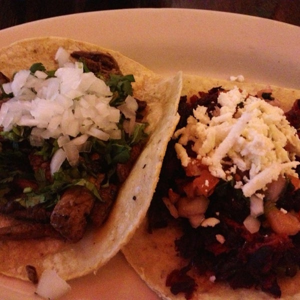 Try the hibiscus (Aluche) taco. It's tart and unique.