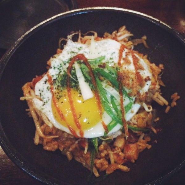 Kimchi pork fried rice — perfect portion and deff a must.