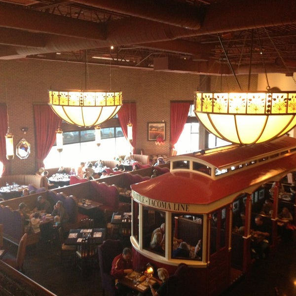 Photo taken at The Old Spaghetti Factory by Vanessa G. on 4/2/2013