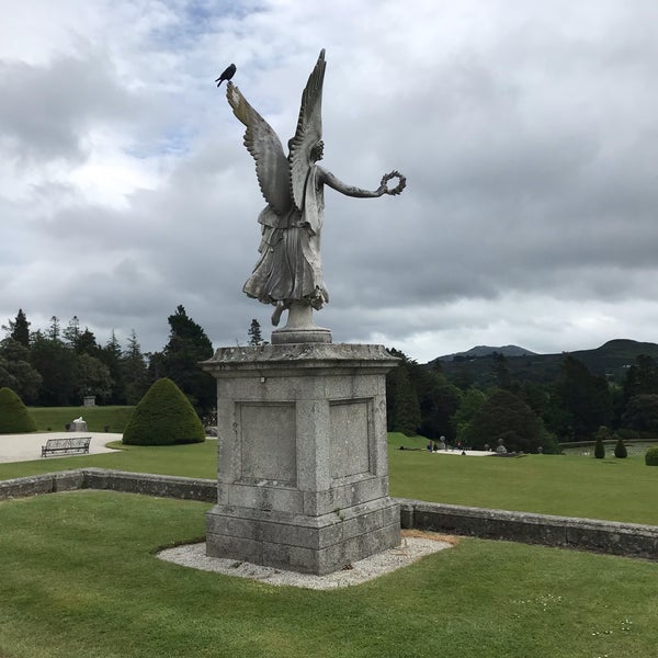 Photo taken at Powerscourt House and Gardens by Rachel P. on 6/1/2019