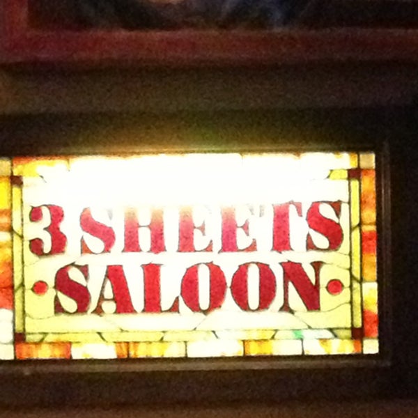 Photo taken at 3 Sheets Saloon by Mac on 4/13/2013