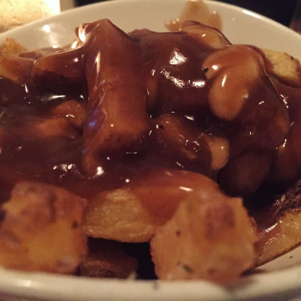 Poutine is vegetarian and gluten free! It's good!!
