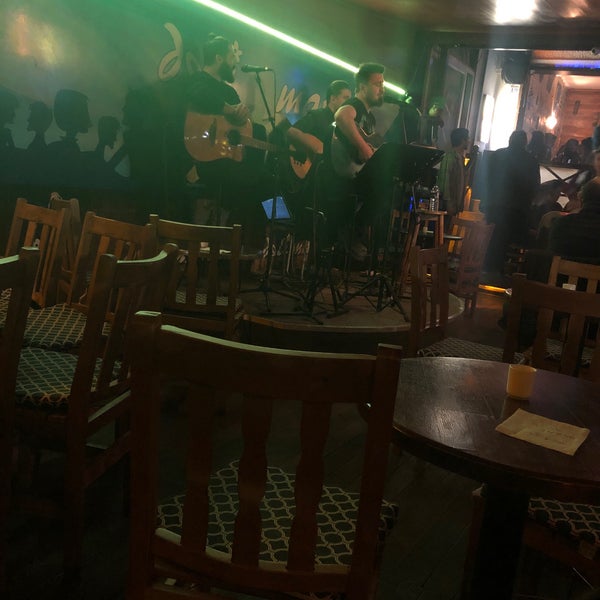 Photo taken at Deli Mavi Cafe &amp; Bar by Ahmet on 1/4/2020