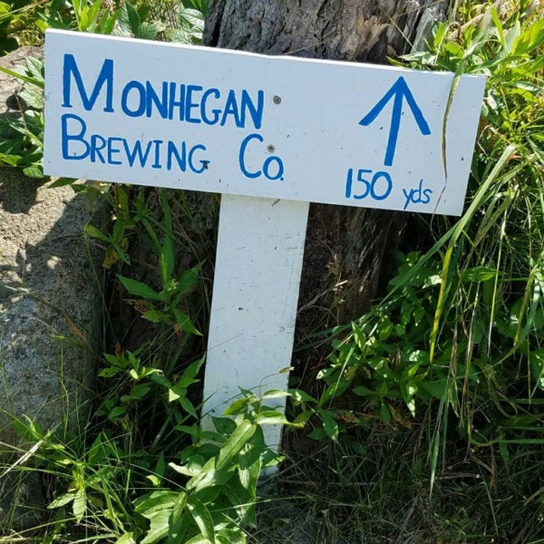 Photo taken at Monhegan Brewing Company by Chris O. on 8/25/2017