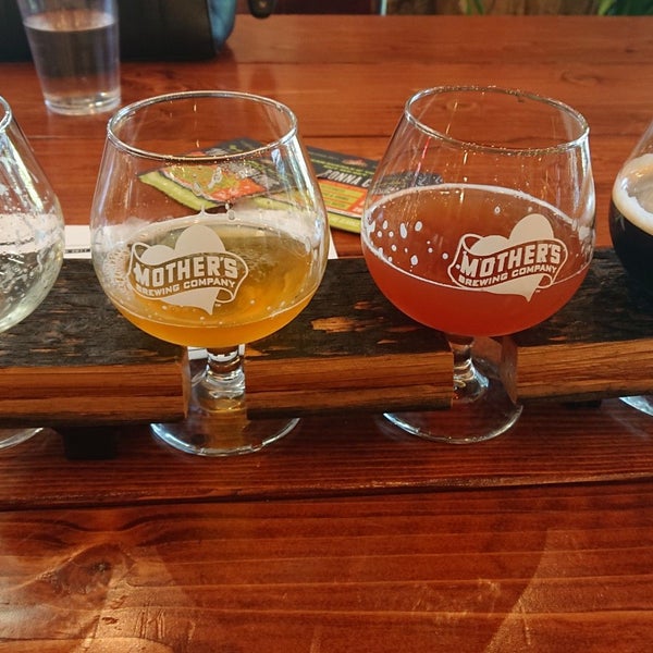 Photo taken at Mother&#39;s Brewing Company by Geoffrey F. on 10/3/2019