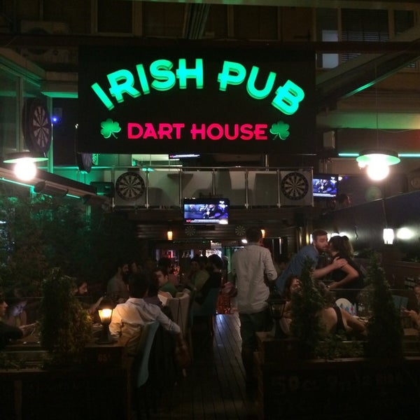 Photo taken at Irish Pub Dart House by Bora G. on 8/15/2014