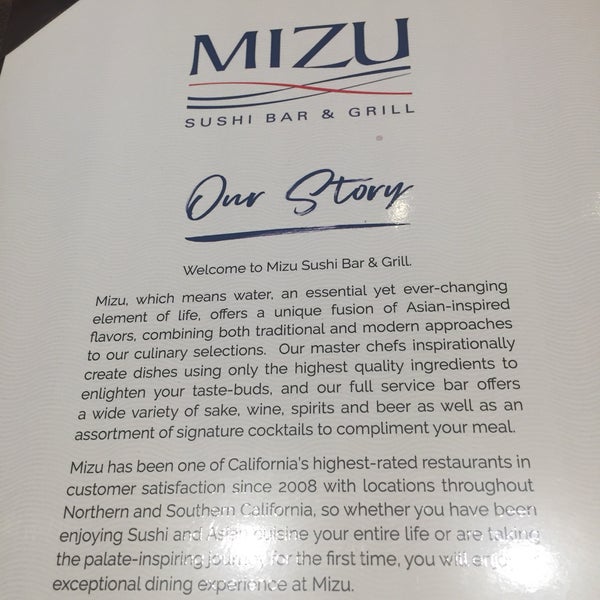 Das Foto wurde bei Mizu Sushi Bar &amp; Grill von Marie Christine am 5/21/2019 aufgenommen