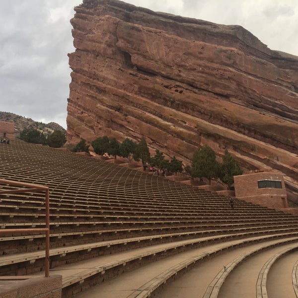 Photo taken at Red Rocks Park &amp; Amphitheatre by Anthony C. on 3/24/2017