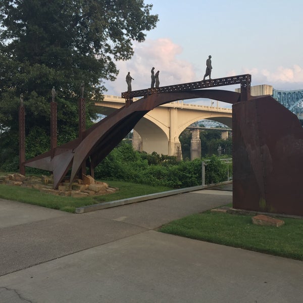 Photo taken at Coolidge Park by Anthony C. on 8/14/2018