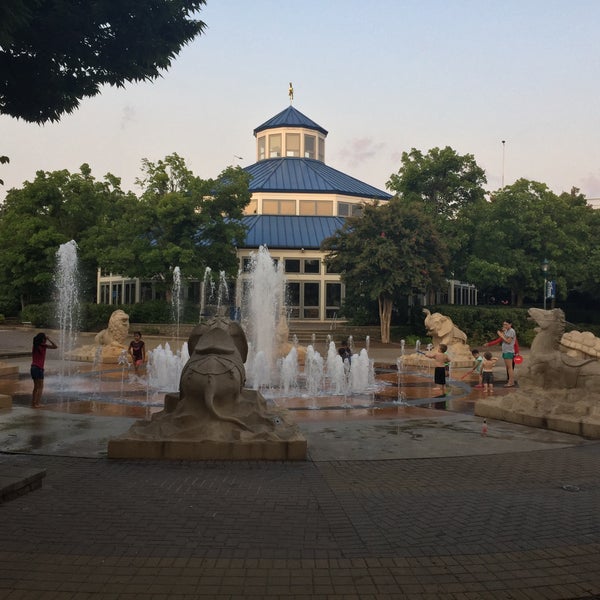 Photo taken at Coolidge Park by Anthony C. on 8/14/2018