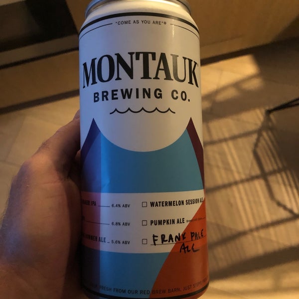 Photo taken at Montauk Brewing Company by Ben M. on 5/6/2021