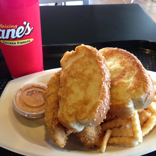 Photo taken at Raising Cane&#39;s Chicken Fingers by Joey N. on 11/18/2012