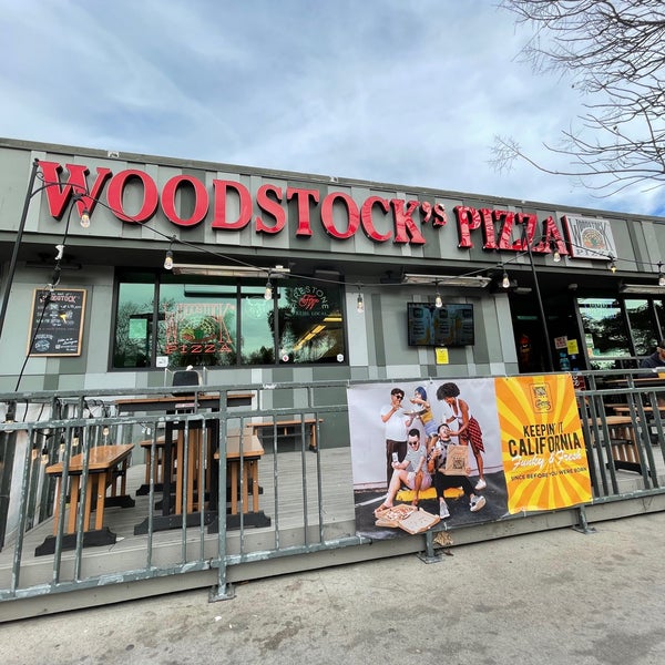 Photo taken at Woodstock&#39;s Pizza by Ted B. on 2/23/2021