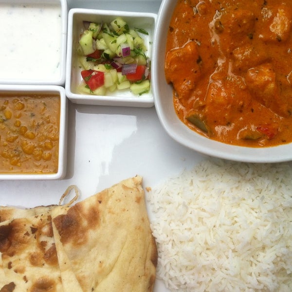 Photo taken at Moksha Indian Cuisine of Bellevue by Nikhil A. on 7/18/2013