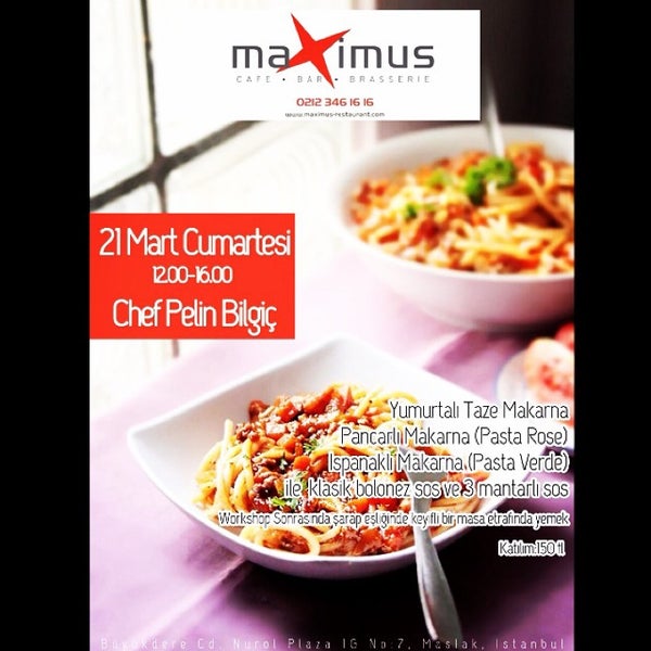Foto tirada no(a) Maximus Restaurant &amp; Lounge Maslak por Mert A. em 3/20/2015
