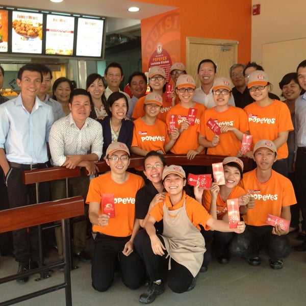 Join the Popeyes team and receive the chance to be trained in USA. Apply your CV at VFBS on 5th floor of Royal Building, 91 Pasteur, district 1, Hochiminh City