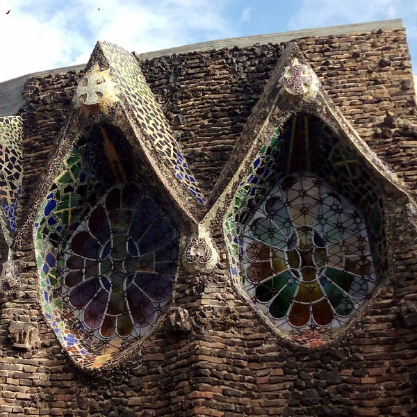 Photo taken at Cripta Gaudí by J B. on 11/28/2015