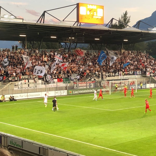 Photo taken at Rheinpark Stadion by Stefan M. on 8/8/2019