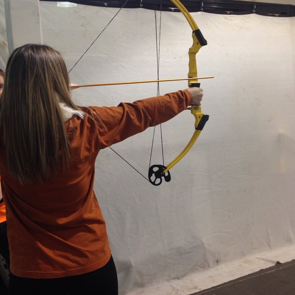 Photo taken at Texas Archery Academy by brittany h. on 1/25/2014