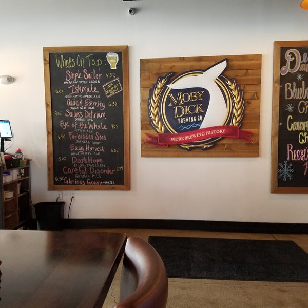 Photo taken at Moby Dick Brewing Company by Dave C. on 1/20/2018