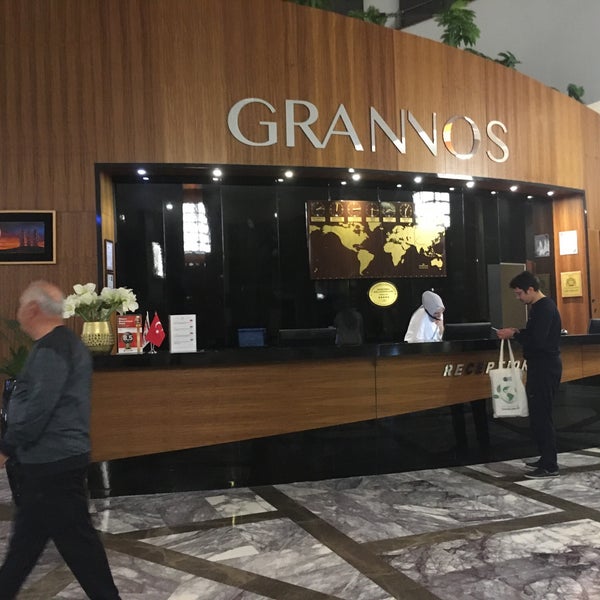 Photo taken at Grannos Thermal &amp; Convention Hotel by Munise Ö. on 11/23/2019