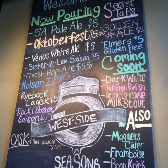Photo taken at 5 Seasons Brewing by The Foodie ATL on 10/17/2012