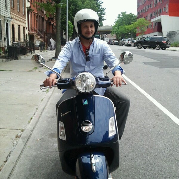 Photo taken at Vespa Brooklyn / Aprilia Brooklyn / Moto Guzzi Brooklyn by Ricky G. on 7/22/2013