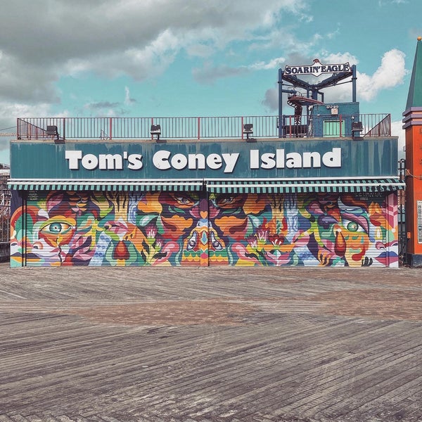 Photo taken at Coney Island Beach &amp; Boardwalk by Sebastian G. on 12/17/2022