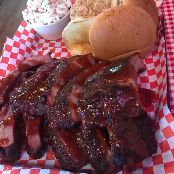 Photo taken at Abbey&#39;s Real Texas BBQ by Vanessa H. on 6/18/2017