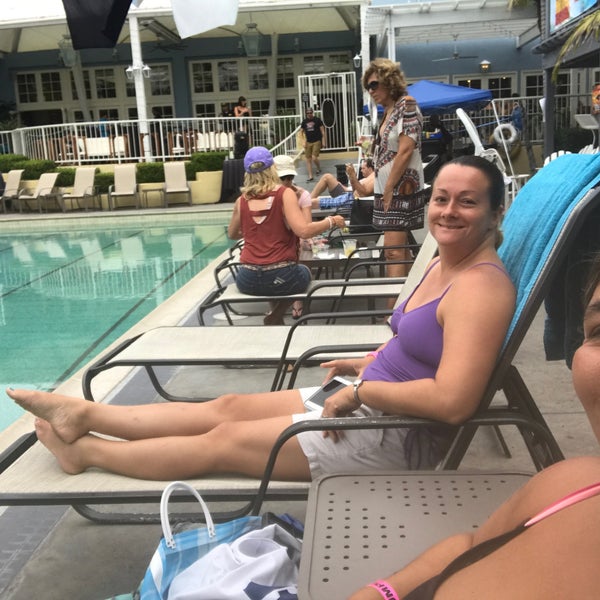 Photo taken at The Lafayette Hotel, Swim Club &amp; Bungalows by Vanessa H. on 9/4/2017