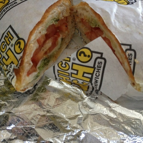 Photo taken at Which Wich Superior Sandwiches by Katie on 5/23/2013