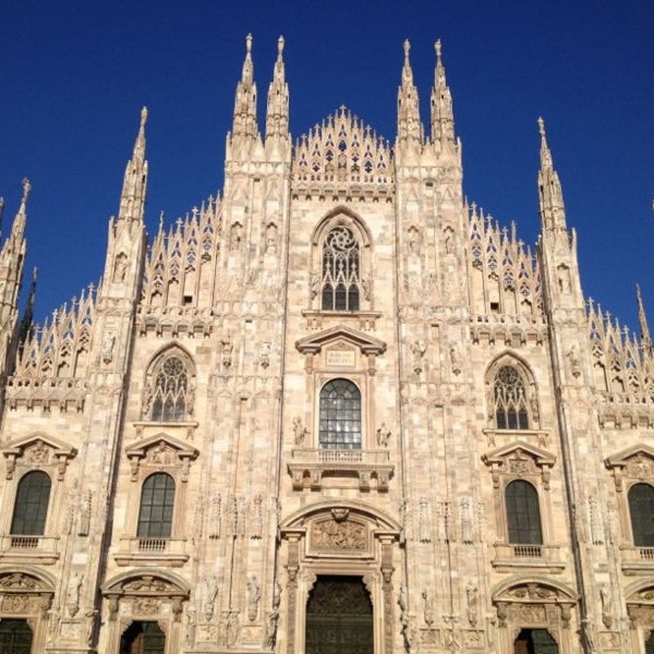 Photo taken at Milan Cathedral by Paulinha M. on 4/24/2013